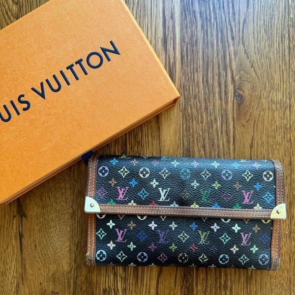 ⏰LAST CHANCE⏰ Louis Vuitton x Murakami Porte Tresor International Wallet - Picture 1 of 14